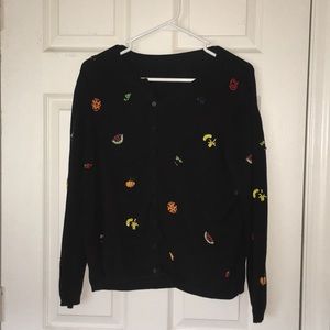 Cute hand made fruit cardigan!
